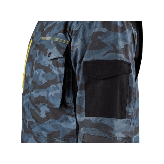 BLUZA CXS STRETCH MĘSKA - MORO NIEBIESKI