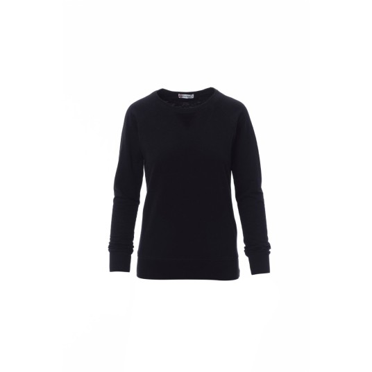 BLUZA DEKOLT OKRĄGŁY DAMSKA MALIBU+LADY - CZARNY