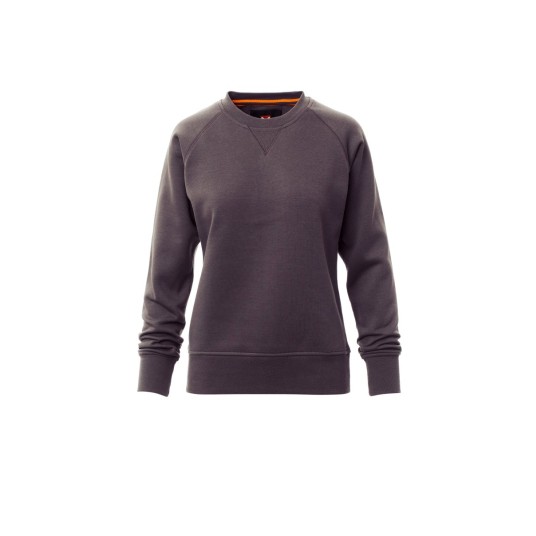 BLUZA DEKOLT OKRĄGŁY DAMSKA MISTRAL+LADY - ANTRACYTOWY