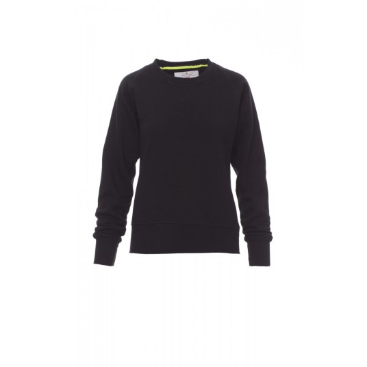 BLUZA DEKOLT OKRĄGŁY DAMSKA MISTRAL+LADY - CZARNY