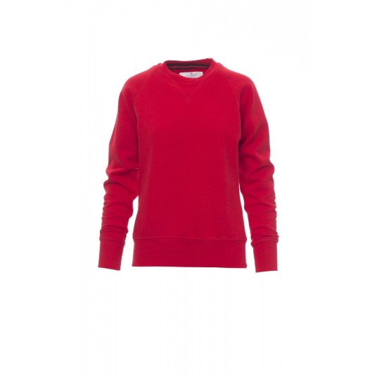 BLUZA DEKOLT OKRĄGŁY DAMSKA MISTRAL+LADY - CZERWONY