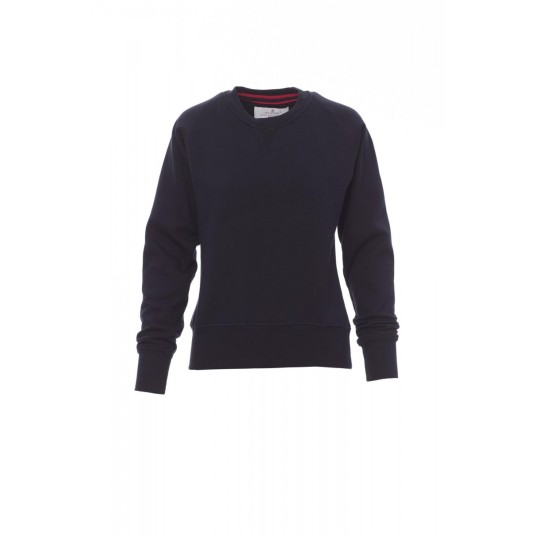 BLUZA DEKOLT OKRĄGŁY DAMSKA MISTRAL+LADY - GRANATOWY