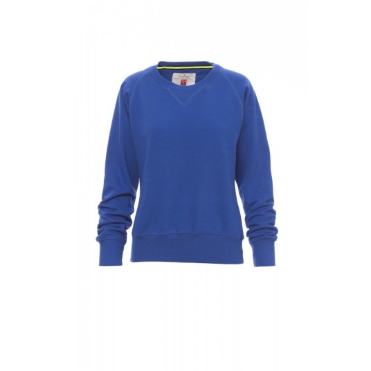 BLUZA DEKOLT OKRĄGŁY DAMSKA MISTRAL+LADY - KRÓLEWSKI NIEBIESKI