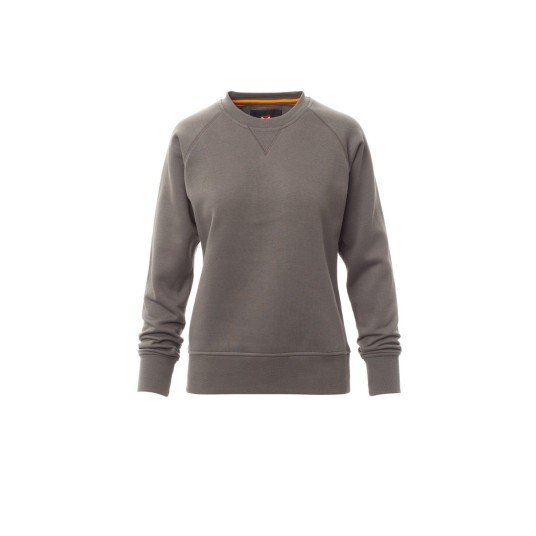 BLUZA DEKOLT OKRĄGŁY DAMSKA MISTRAL+LADY - ZADYMIONY