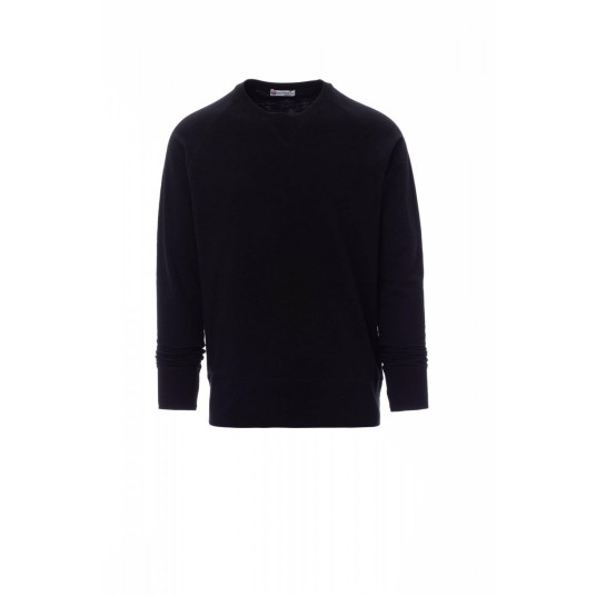 BLUZA DEKOLT OKRĄGŁY MĘSKA MALIBU+ - CZARNY