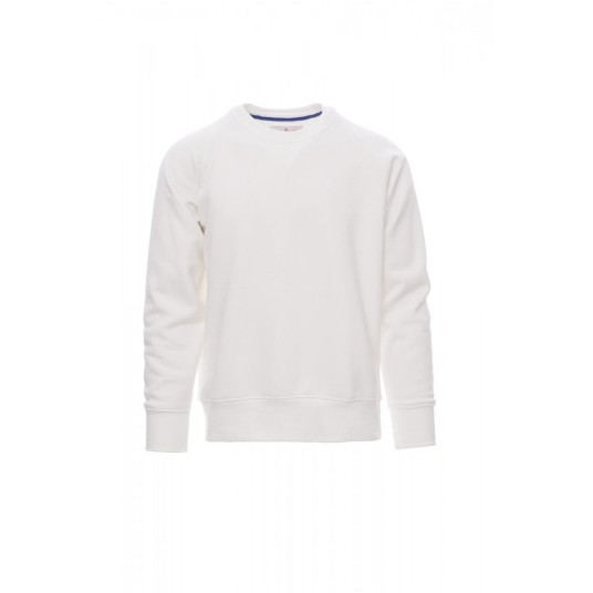 BLUZA DEKOLT OKRĄGŁY MĘSKA MISTRAL+ - BIAŁY