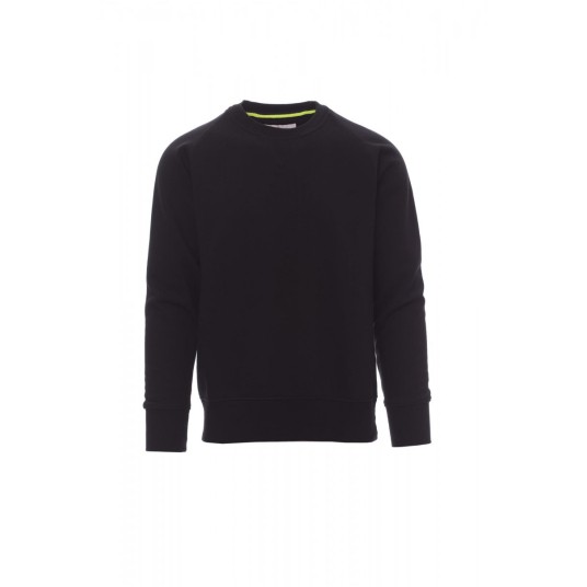 BLUZA DEKOLT OKRĄGŁY MĘSKA MISTRAL+ - CZARNY