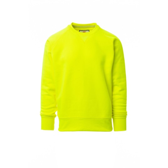 BLUZA DEKOLT OKRĄGŁY MĘSKA MISTRAL+ FLUO - ŻÓŁTY FLUO