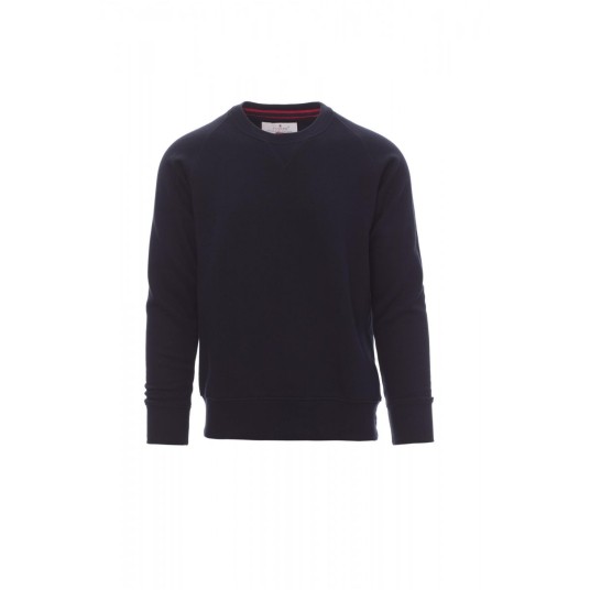 BLUZA DEKOLT OKRĄGŁY MĘSKA MISTRAL+ - GRANATOWY