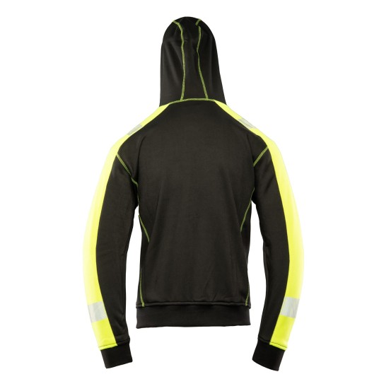 BLUZA DRESOWA SEVEN KINGS RIVAL Z KAPTUREM - CZARNY/ŻÓŁTY