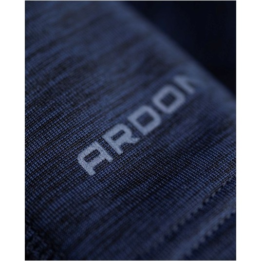 BLUZA DZIECIĘCA BREEFFIDRY MELANGE - CIEMNO-NIEBIESKI