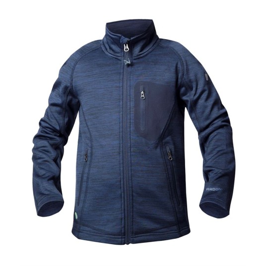 BLUZA DZIECIĘCA BREEFFIDRY MELANGE - CIEMNO-NIEBIESKI