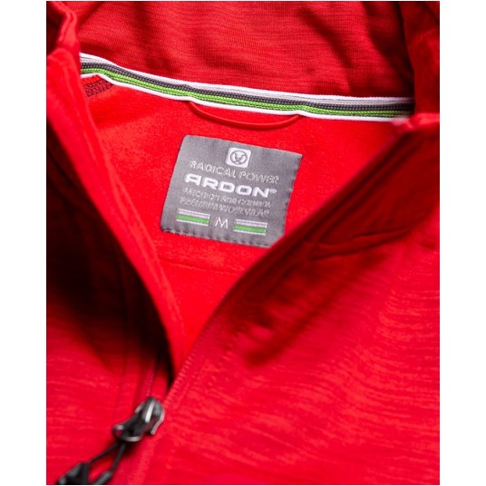 BLUZA DZIECIĘCA BREEFFIDRY MELANGE - CZERWONY