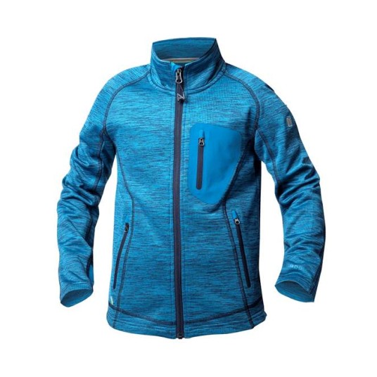 BLUZA DZIECIĘCA BREEFFIDRY MELANGE - NIEBIESKI