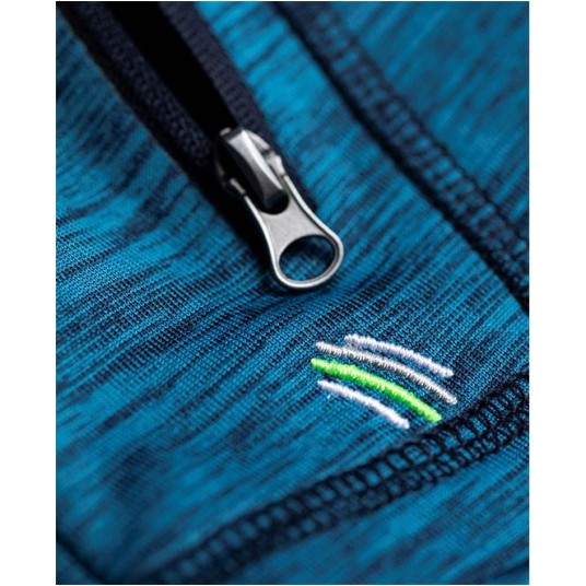 BLUZA DZIECIĘCA BREEFFIDRY MELANGE - NIEBIESKI