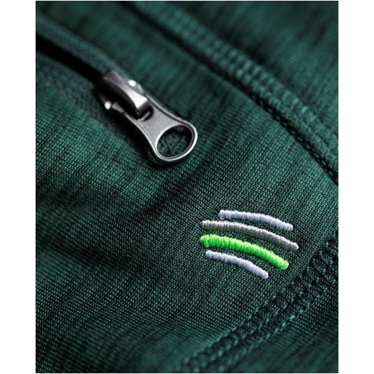 BLUZA DZIECIĘCA BREEFFIDRY MELANGE - ZIELONY