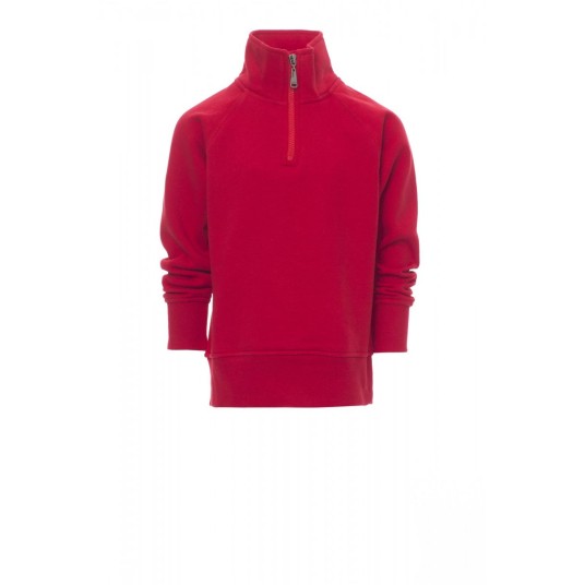 BLUZA KRÓTKI ZAMEK BŁYSKAWICZNY DZIECIĘCA ZICO+ - CZERWONY