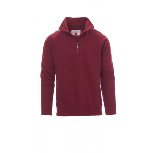 BLUZA KRÓTKI ZAMEK BŁYSKAWICZNY MĘSKA MIAMI+ - BORDOWY