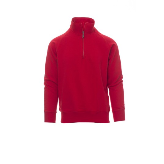 BLUZA KRÓTKI ZAMEK BŁYSKAWICZNY MĘSKA MIAMI+ SUMMER - CZERWONY