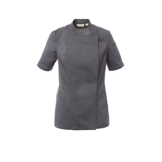 BLUZA KUCHARSKA DAMSKA STARLIGHT MESH LADY - ŻELAZNY SZARY