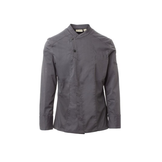 BLUZA KUCHARSKA DŁUGI RĘKAW MĘSKA COUTURE MESH - ŻELAZNY SZARY