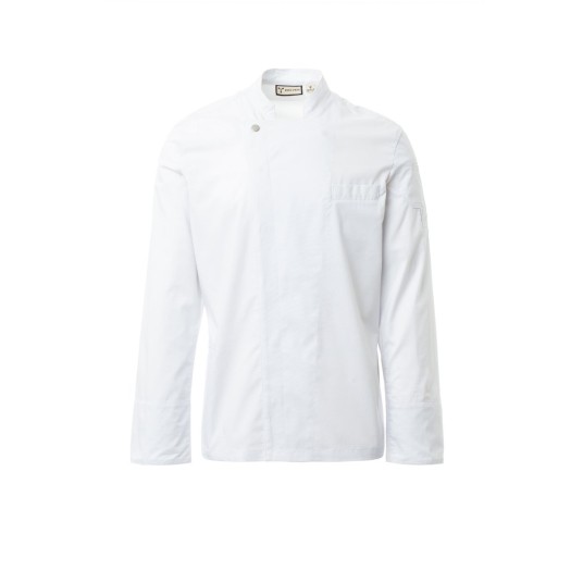 BLUZA KUCHARSKA DŁUGI RĘKAW MĘSKA ELITE MESH - BIAŁY