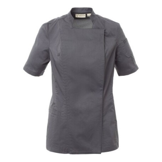 BLUZA KUCHARSKA HORECA FOODSERVICE STARLIGHT MESH LADY - ŻELAZNY SZARY