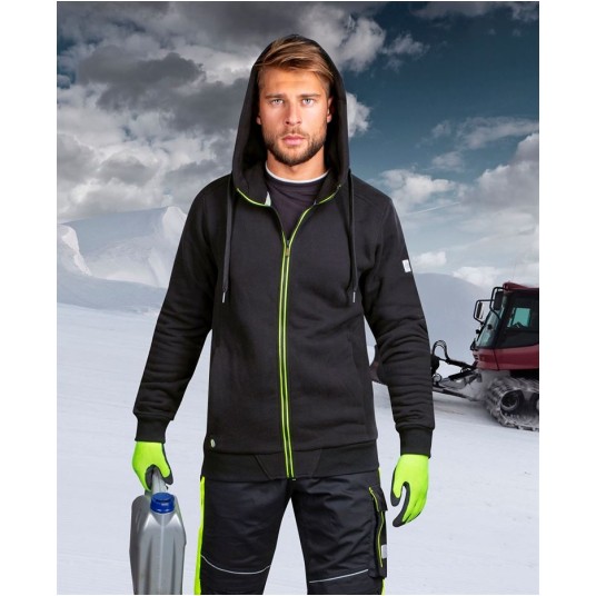 BLUZA M003 - CZARNO-ŻÓŁTY