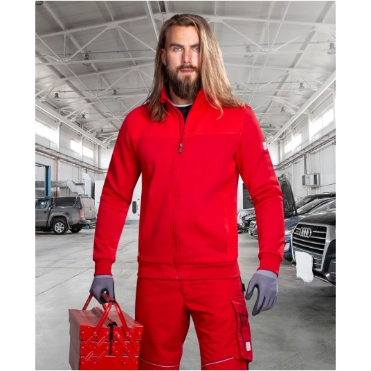 BLUZA M007 - CZERWONY