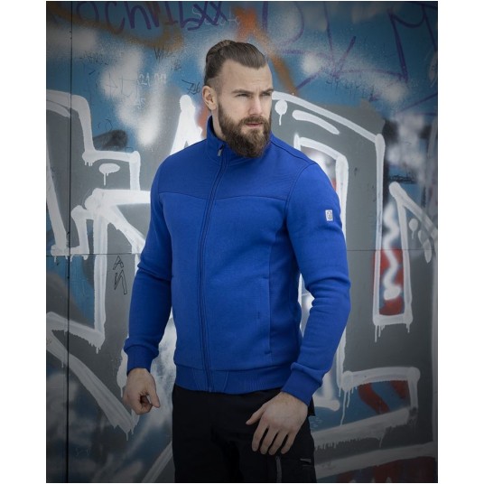 BLUZA M007 - NIEBIESKI