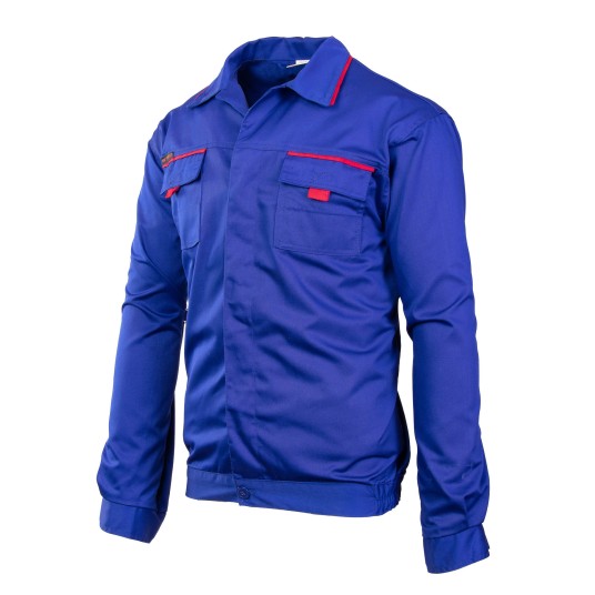 BLUZA MAX-POPULAR - NIEBIESKI