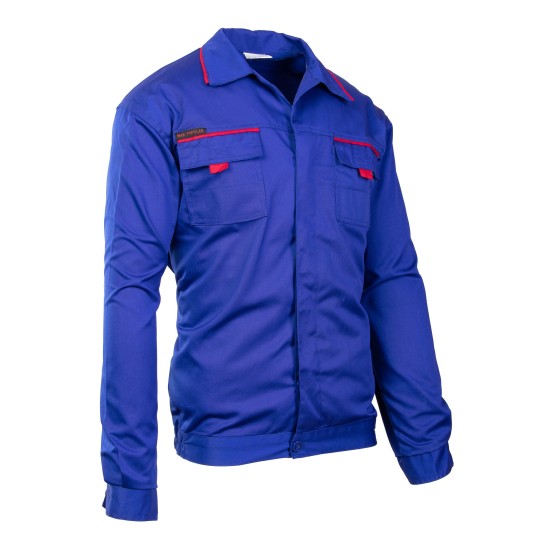 BLUZA MAX-POPULAR - NIEBIESKI