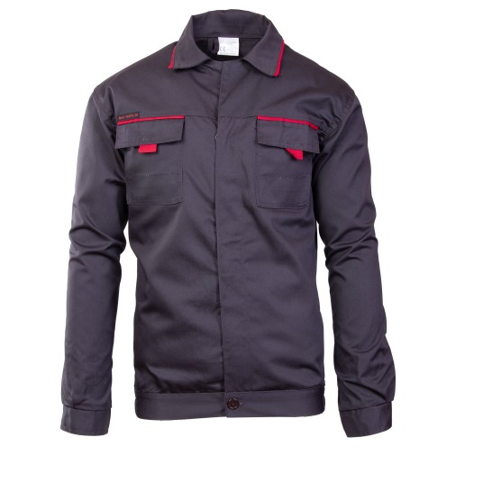 BLUZA MAX-POPULAR - STALOWY