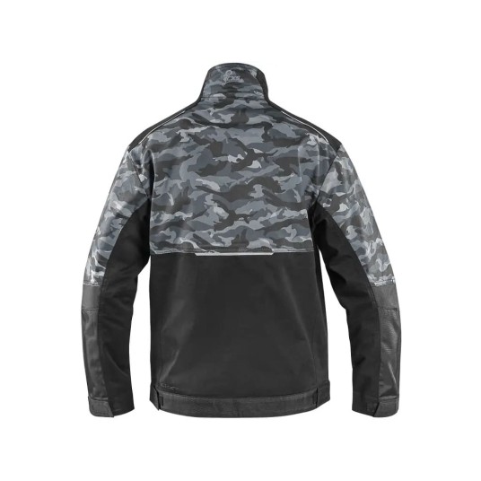 BLUZA MĘSKA CXS SOLIS - CAMO-CZARNY