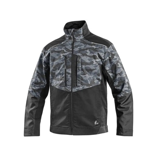 BLUZA MĘSKA CXS SOLIS - CAMO-CZARNY