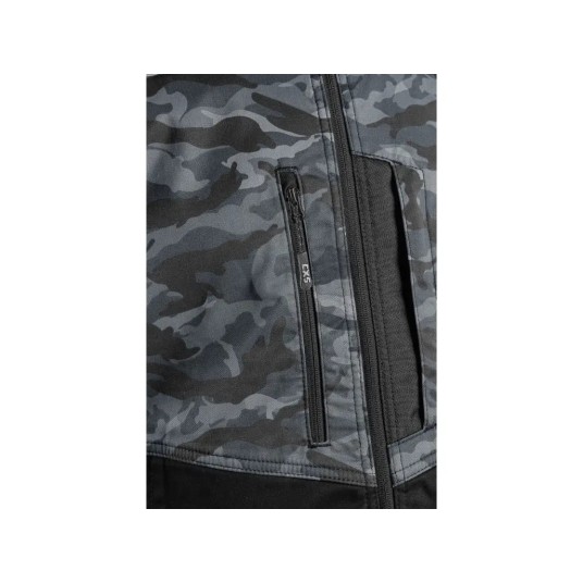 BLUZA MĘSKA CXS SOLIS - CAMO-CZARNY