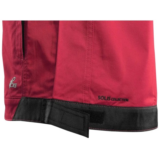 BLUZA MĘSKA CXS SOLIS - CZERWONY-CZARNY