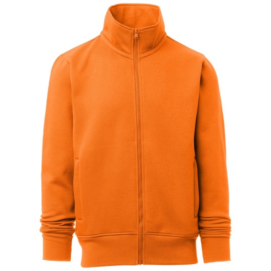 BLUZA NA ZAMEK ALABAMA - POMARAŃCZOWY