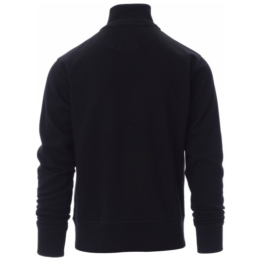 BLUZA NA ZAMEK CLASS+ - CZARNY