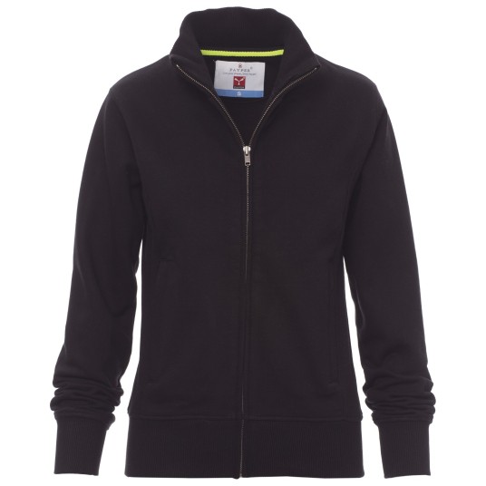 BLUZA NA ZAMEK CLASS+LADY - CZARNY