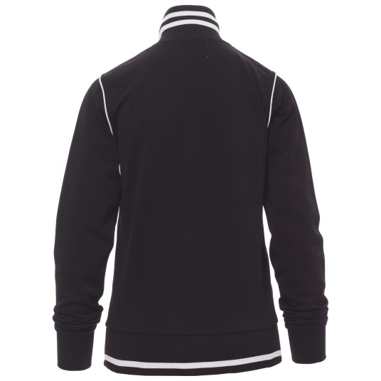 BLUZA NA ZAMEK DERBY LADY - CZARNY-BIAŁY