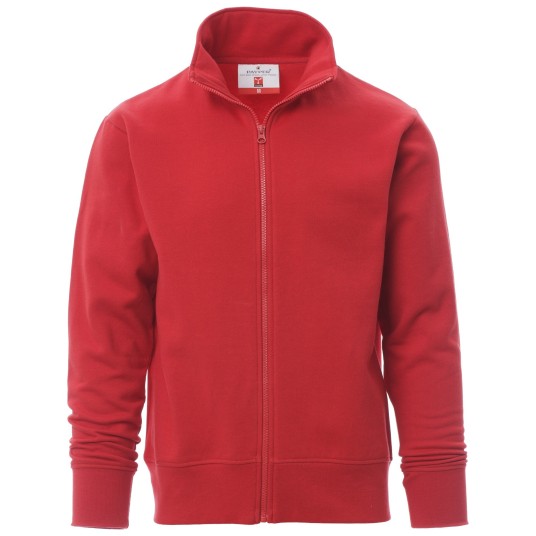 BLUZA NA ZAMEK HOUSTON - CZERWONY