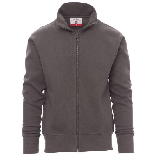 BLUZA NA ZAMEK HOUSTON - ZADYMIONY