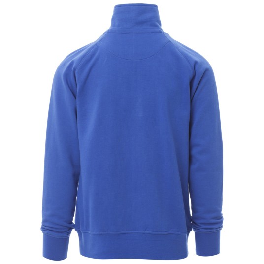 BLUZA NA ZAMEK KRÓTKI AUSTIN - KRÓLEWSKI NIEBIESKI