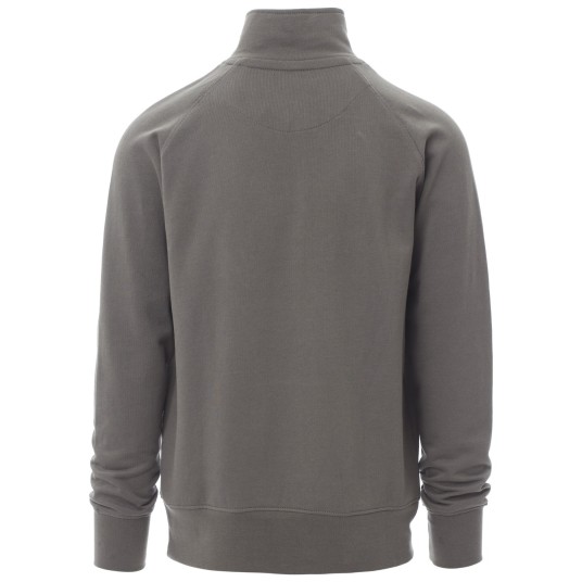 BLUZA NA ZAMEK KRÓTKI AUSTIN - ZADYMIONY