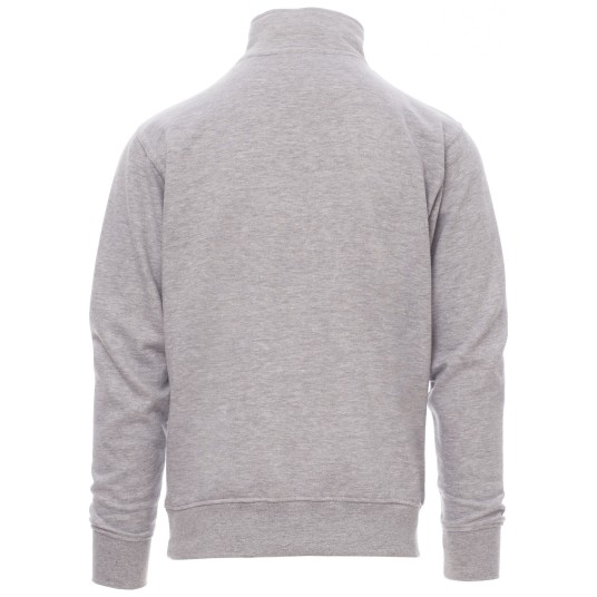 BLUZA NA ZAMEK KRÓTKI CANADA MELANGE - SZARY MELANŻ