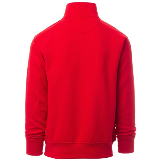 BLUZA NA ZAMEK KRÓTKI CARSON - CZERWONY