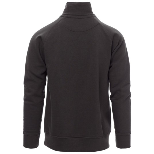 BLUZA NA ZAMEK KRÓTKI MIAMI+ - ANTRACYTOWY