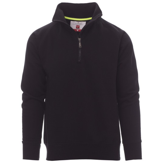 BLUZA NA ZAMEK KRÓTKI MIAMI+ - CZARNY