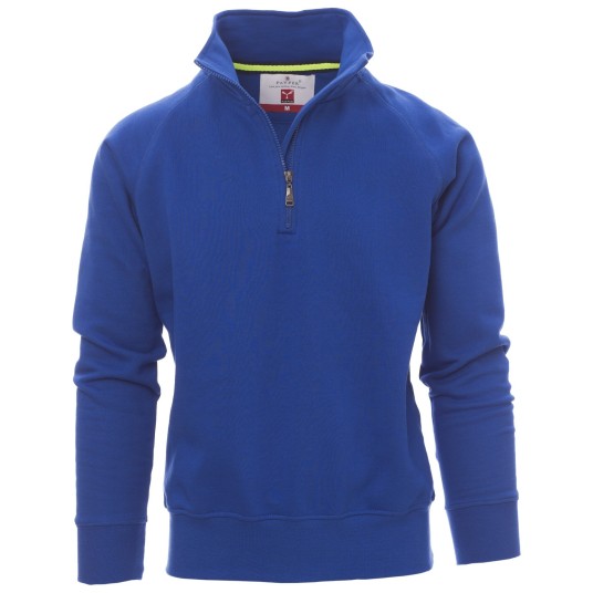 BLUZA NA ZAMEK KRÓTKI MIAMI+ - KRÓLEWSKI NIEBIESKI